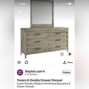 ISO discontinued laurel foundry Descartes dresser